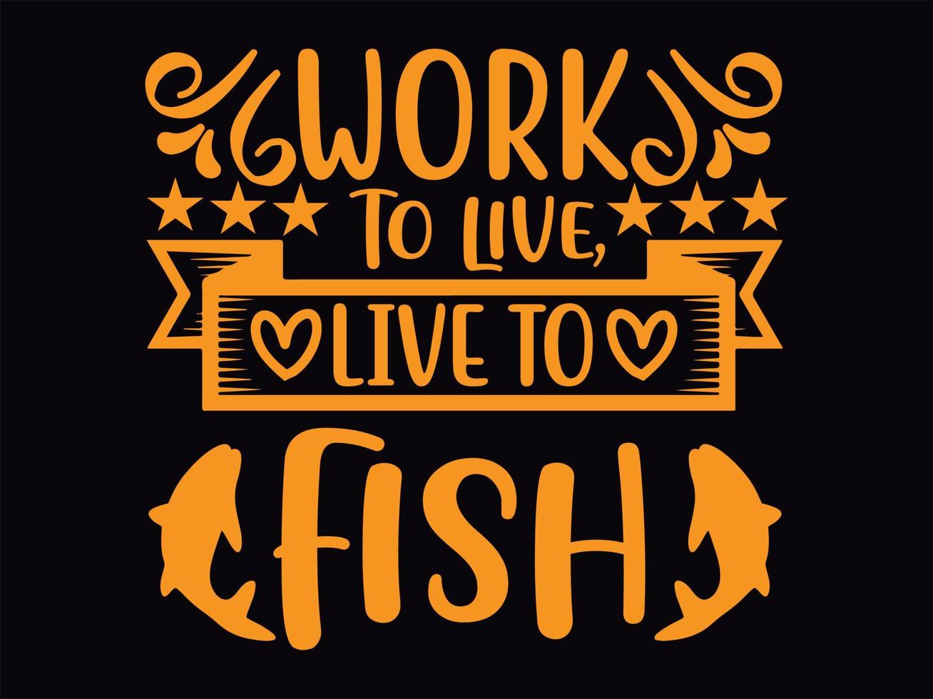 Fishing t-shirt design file vector