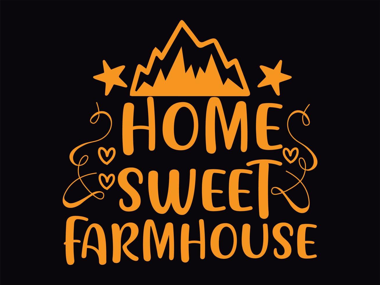 Farmhouse t-shirt design file vector