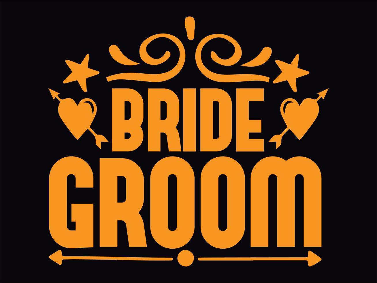 Wedding  t-shirt design file vector