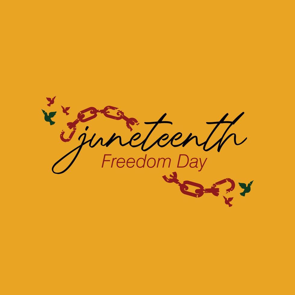 juneteenth design background vector