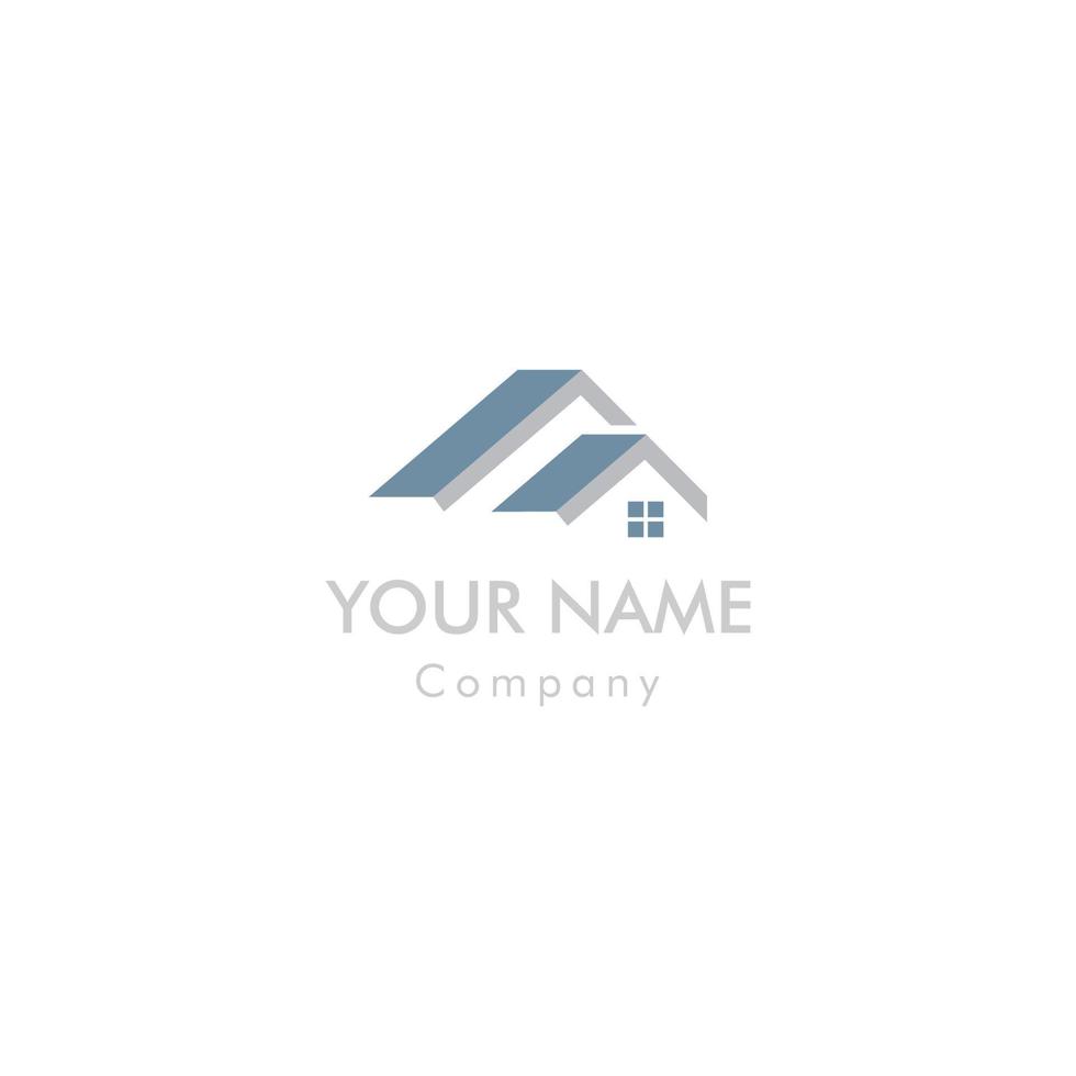 Real Estate logo, Builder logo, Construct. vector