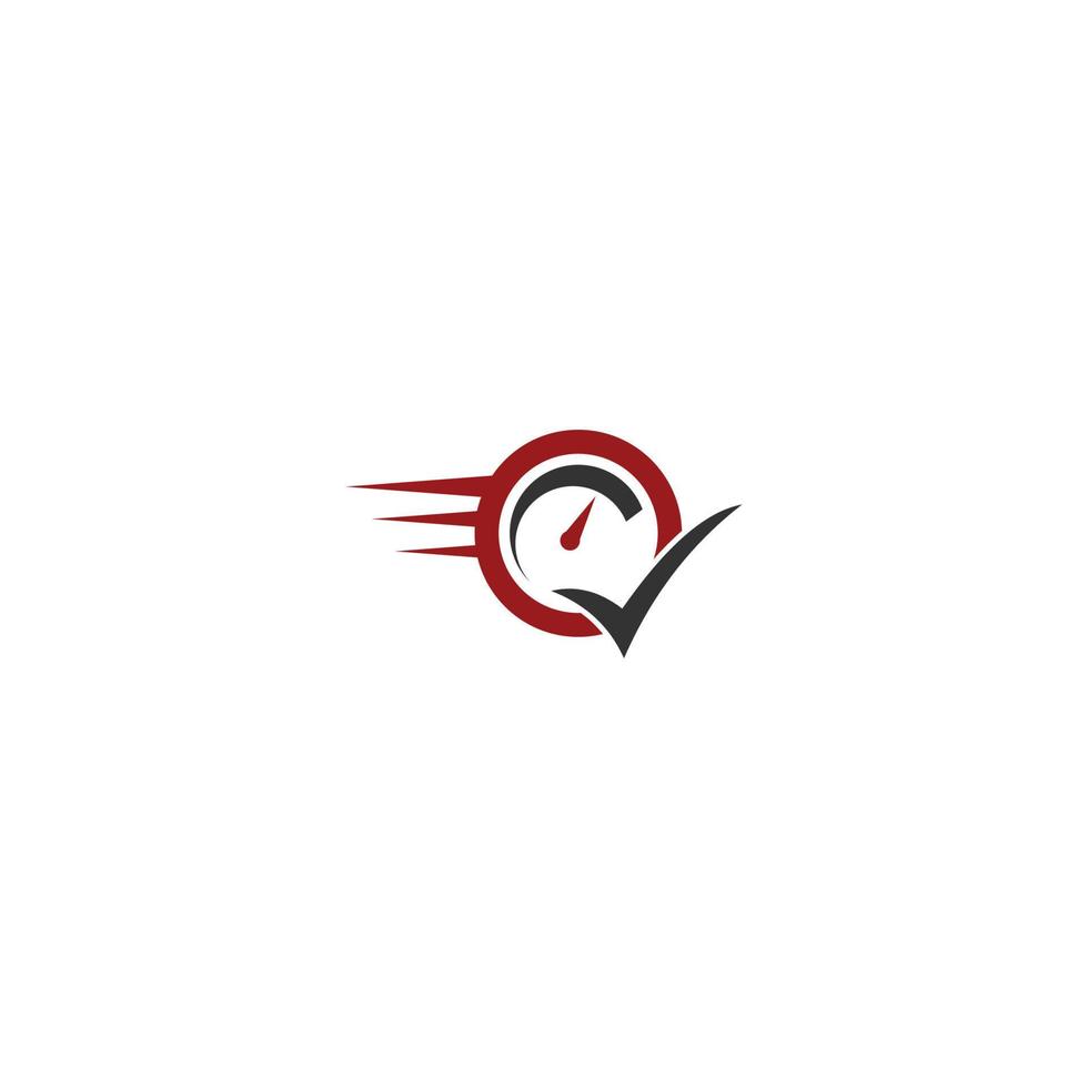 fast time logo design vector