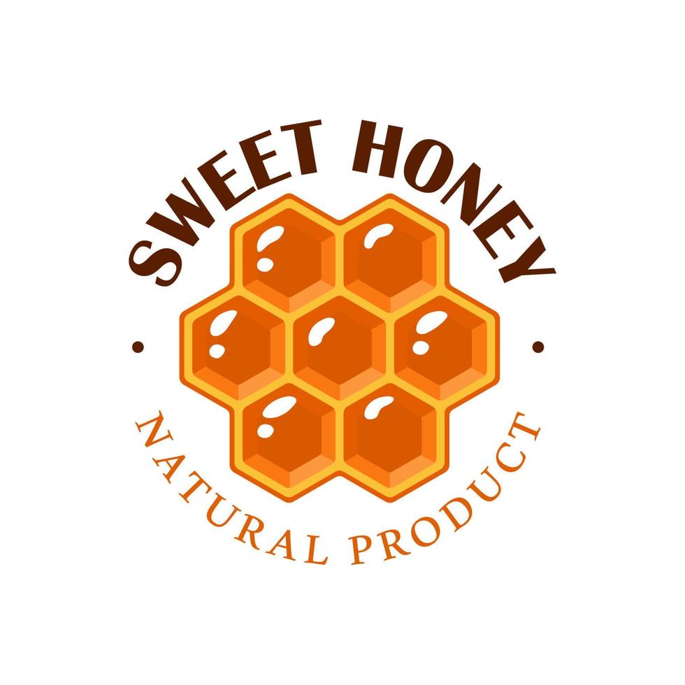 Honeycomb isolated on white background vector