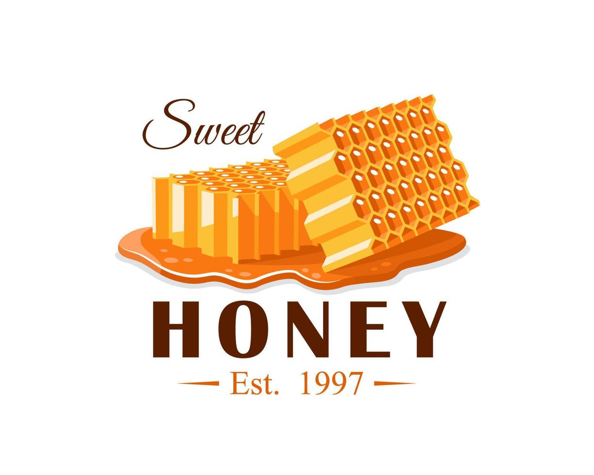 Flows of honey with honeycomb vector