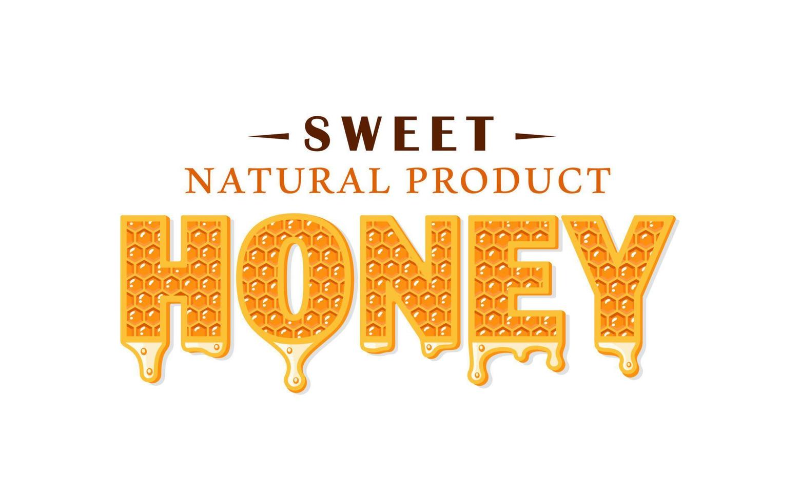 Flows of honey with honeycomb vector