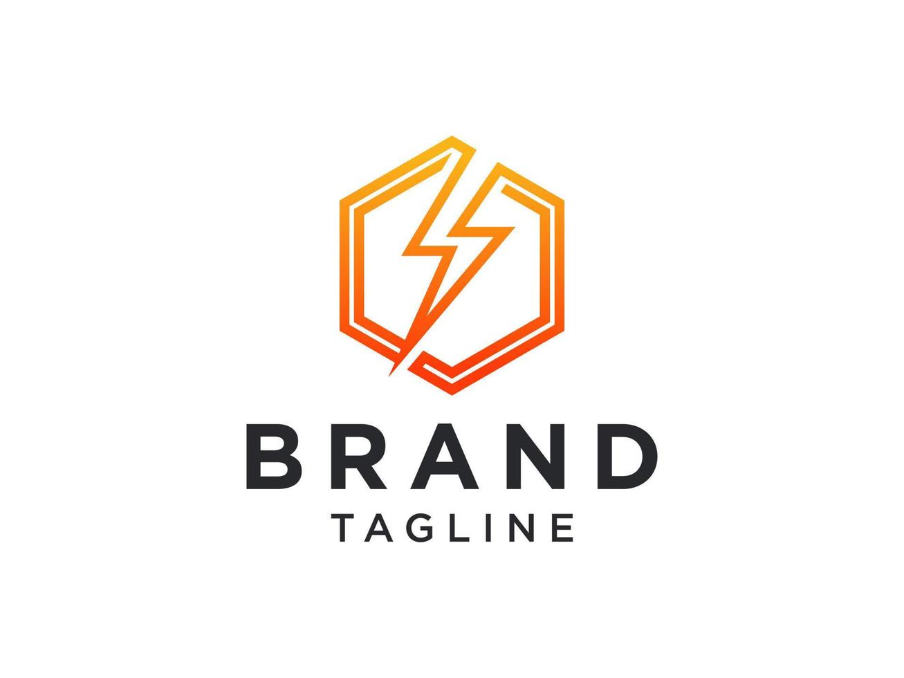 Flash Icon Thunder Bolt Letter S Electricity Logo. Flat Vector Logo Design Template Element.