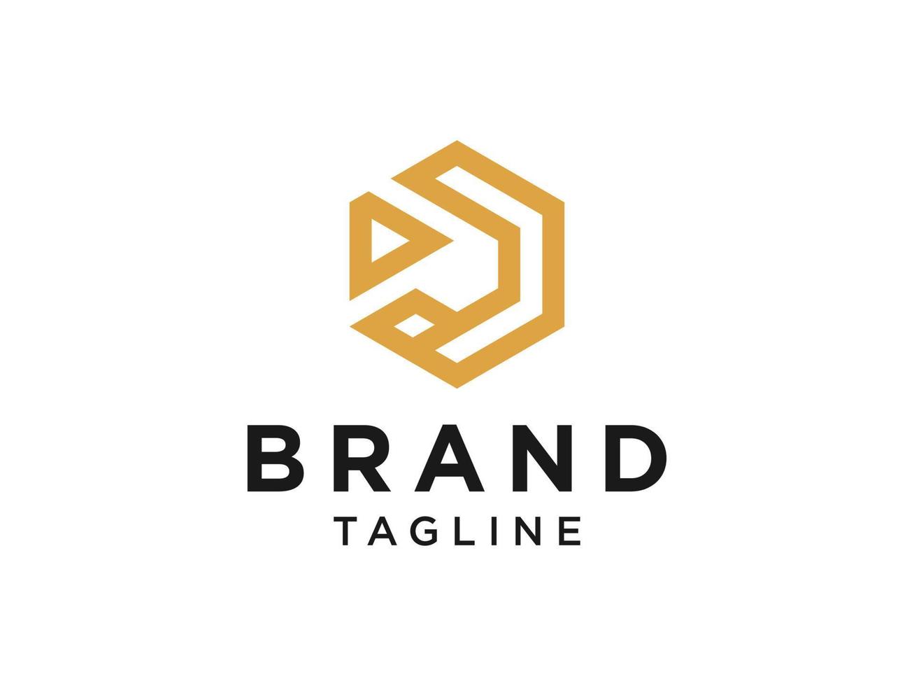 Initial Letter J Logo. Gold Shape Calligraphy Style isolated on White Background. Usable for Business and Branding Logos. Flat Vector Logo Design Template Element.