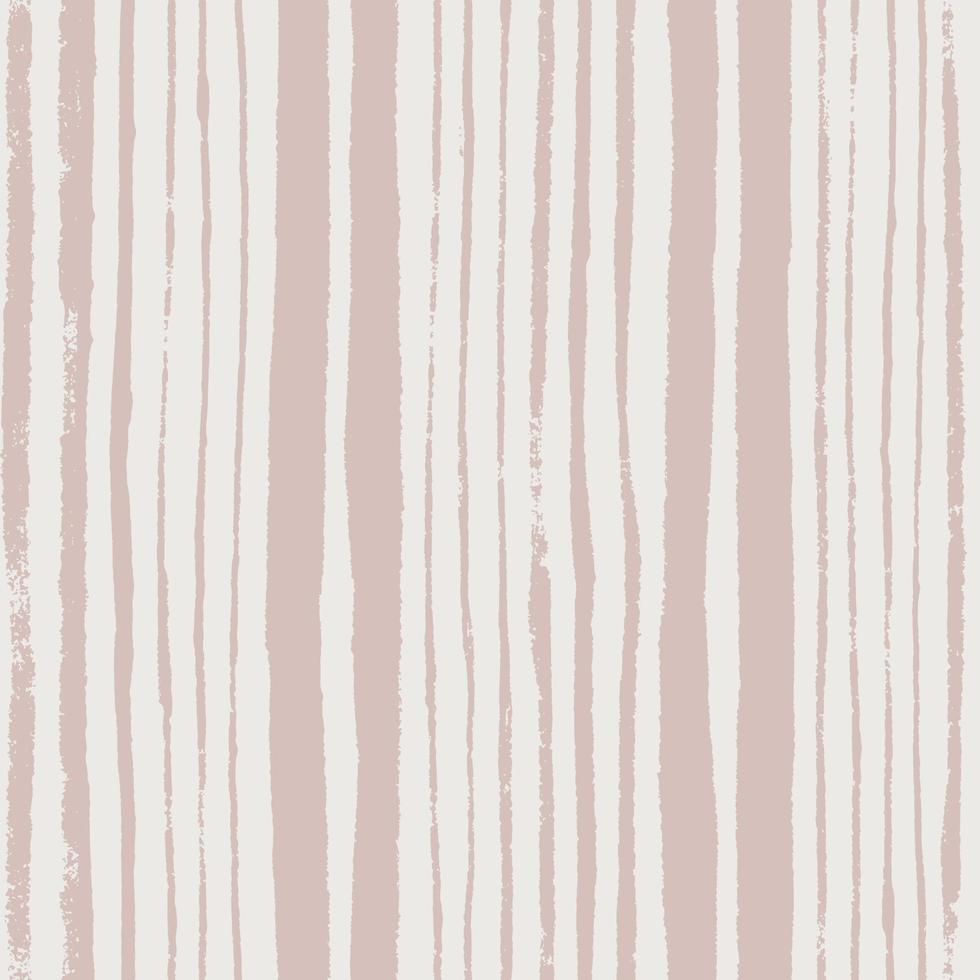 Delicate hand painted stripes with grunge texture. Vector abstract noisy striped background.
