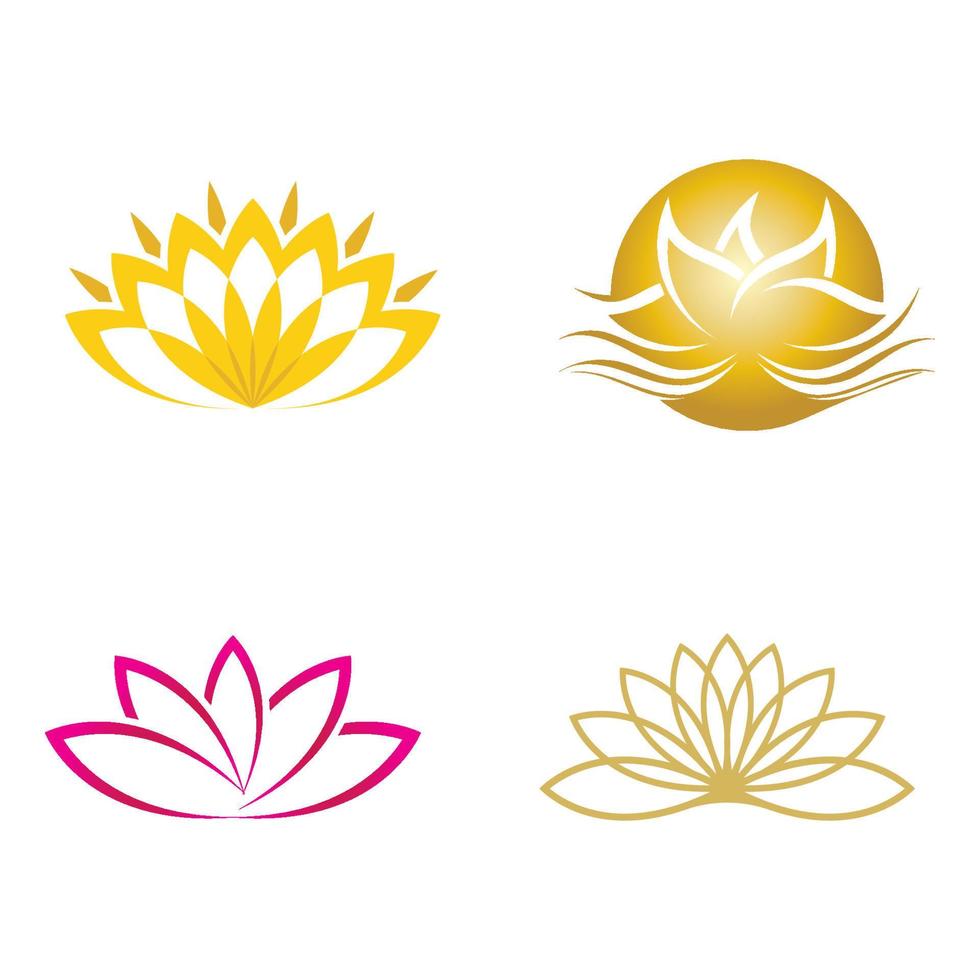 Beauty Vector lotus icon