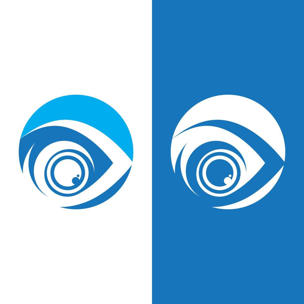 Eye Care vector logo design