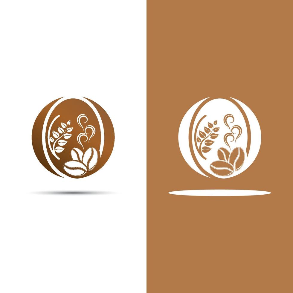 coffee bean icon vector