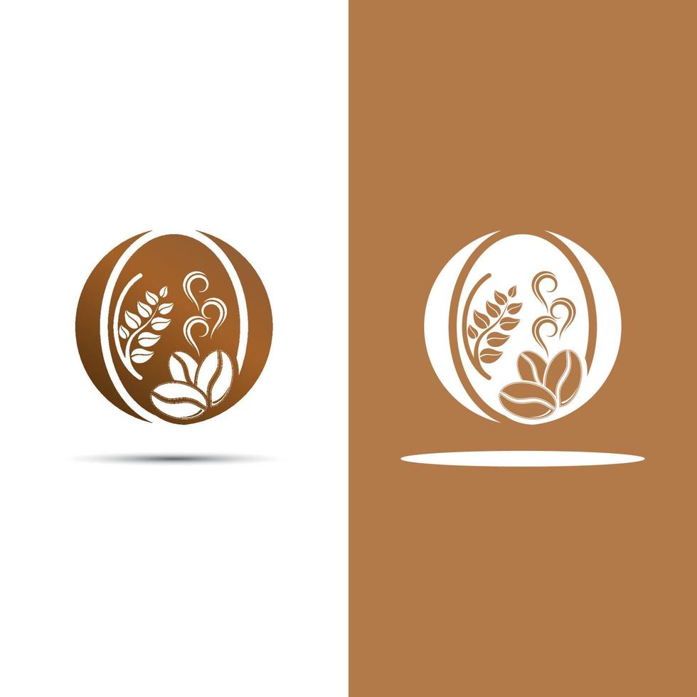 vector de icono de grano de café