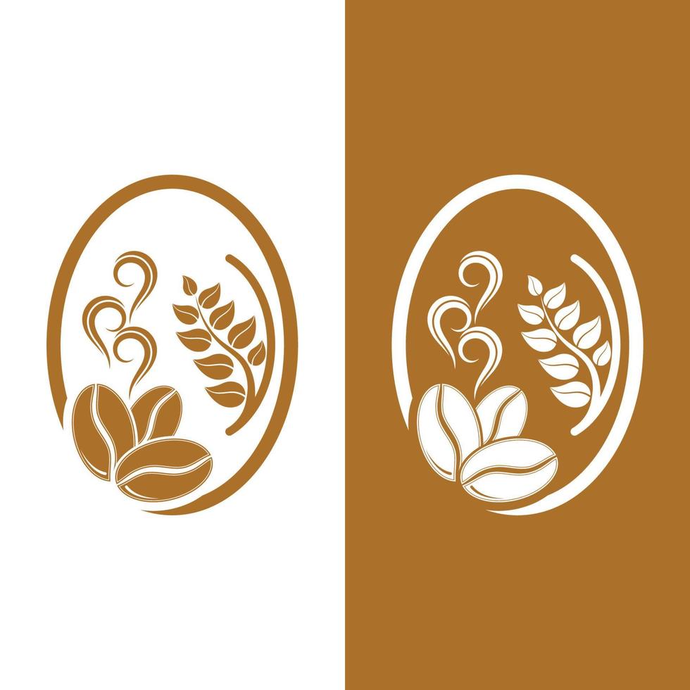 coffee bean icon vector