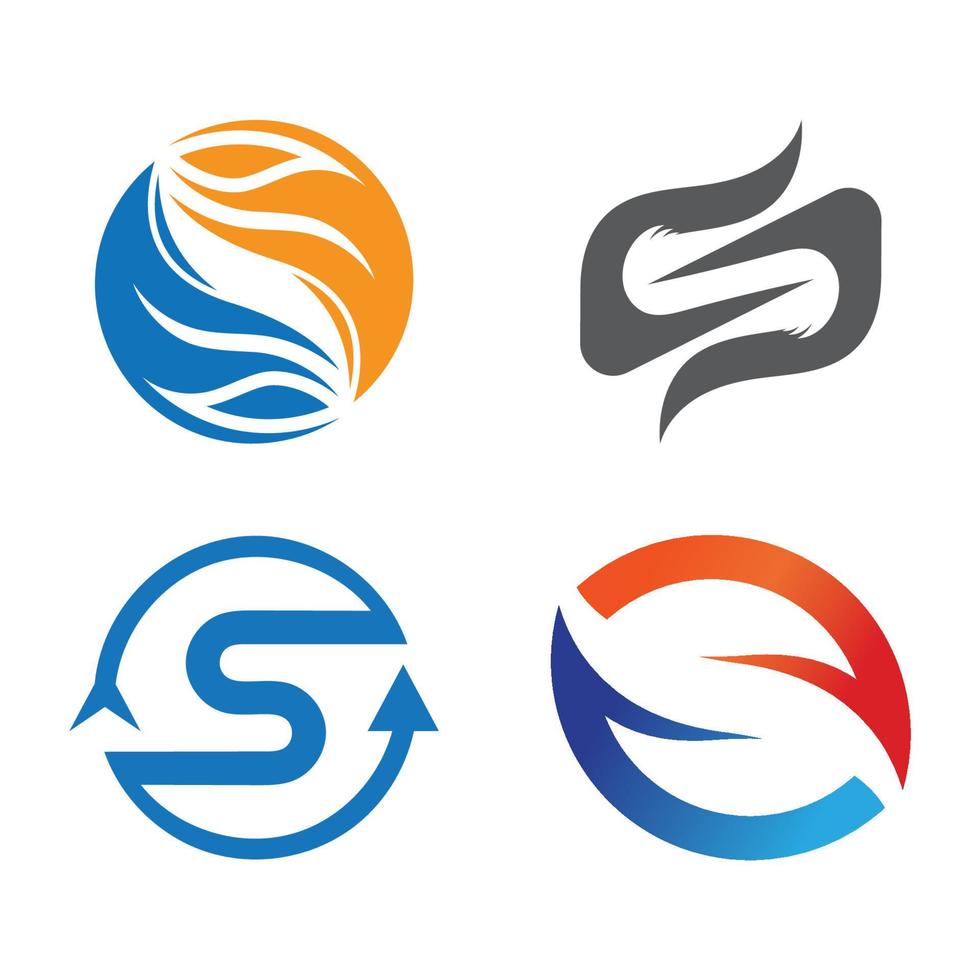 Business corporate S letter logo vector