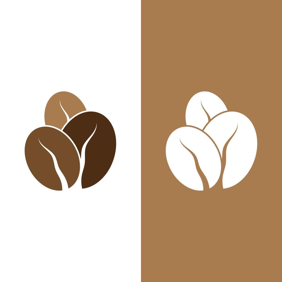 coffee bean icon vector