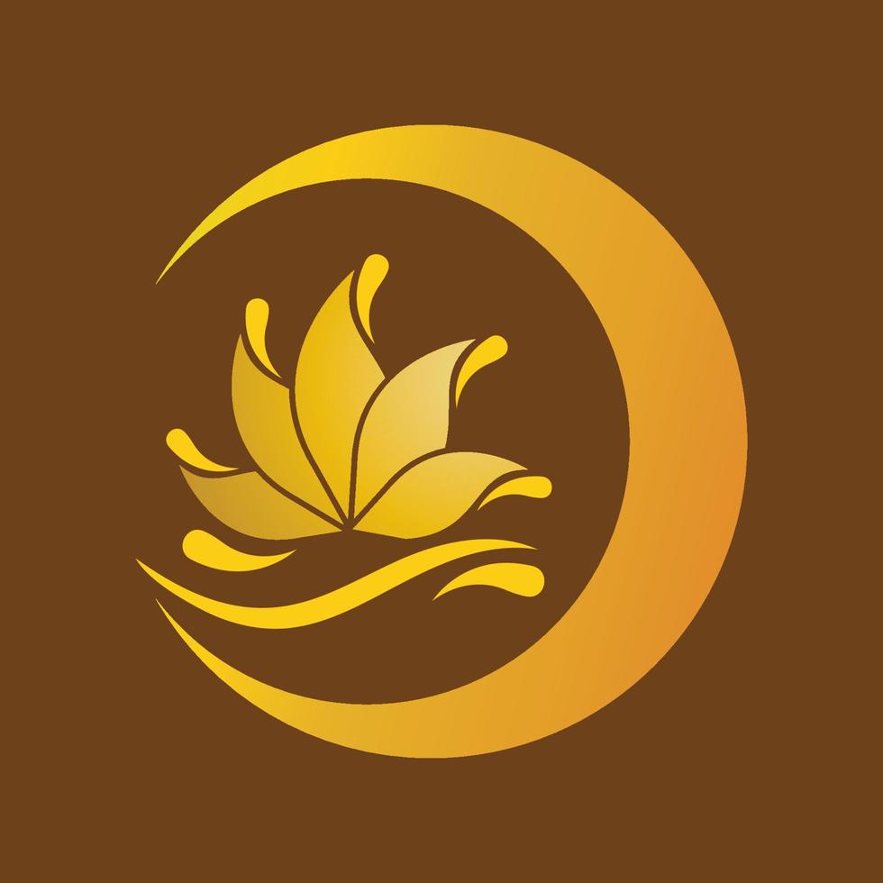 Beauty Vector lotus icon