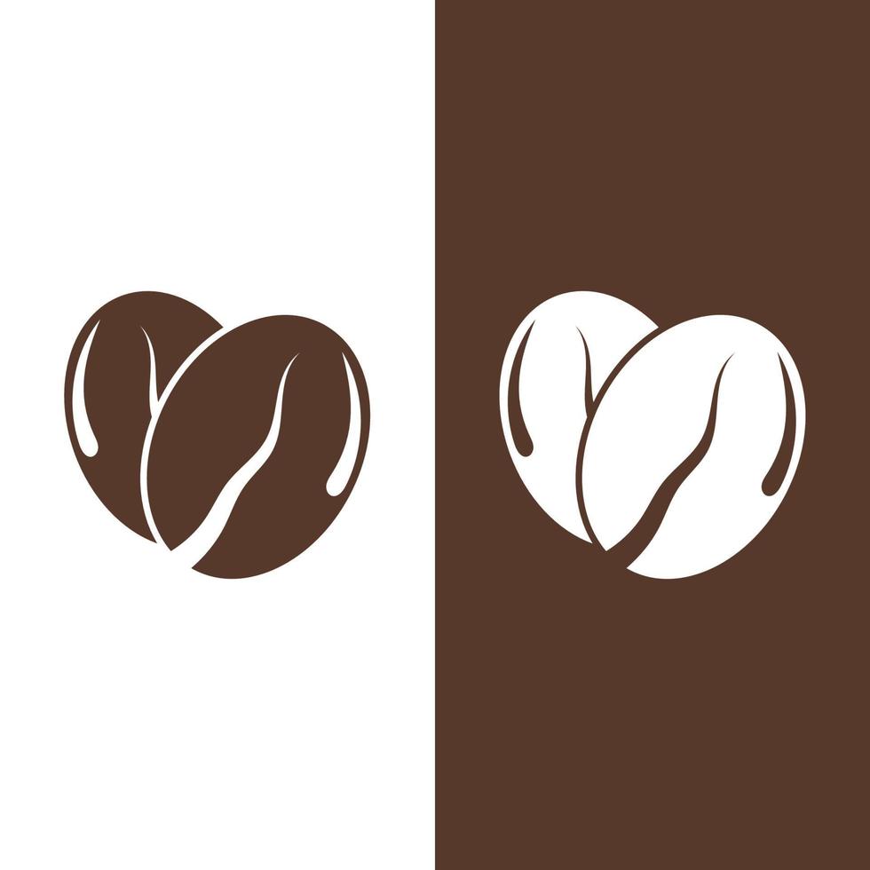 vector de icono de grano de café