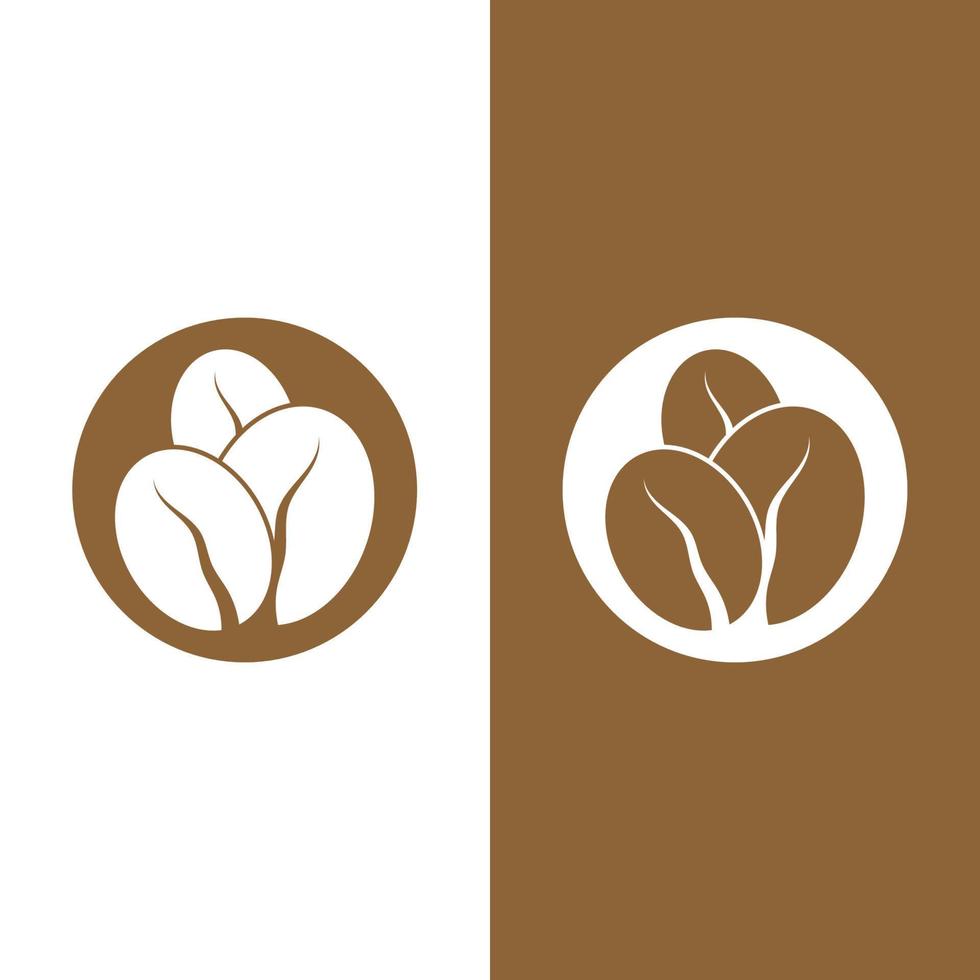 coffee bean icon vector