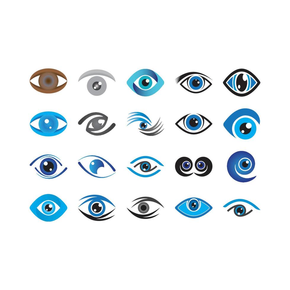 Eye Care vector logo design