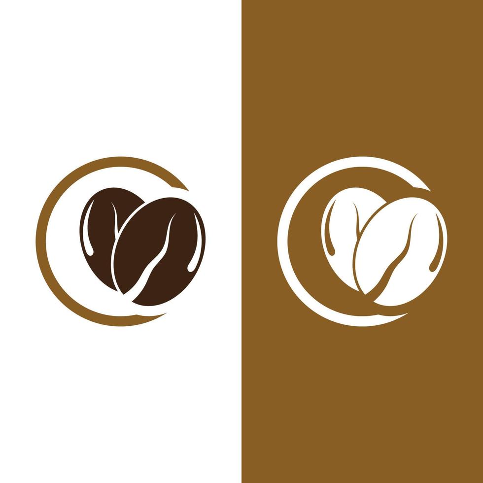 vector de icono de grano de café