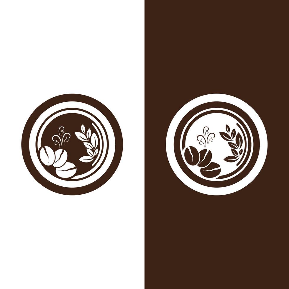 coffee bean icon vector