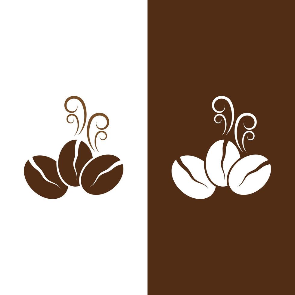 vector de icono de grano de café