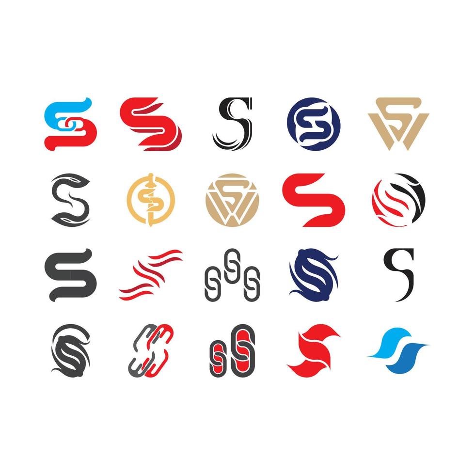 Business corporate S letter logo vector