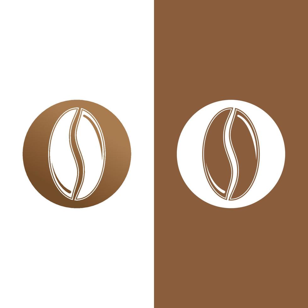 vector de icono de grano de café