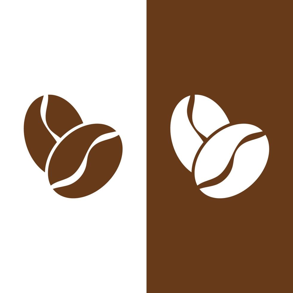 coffee bean icon vector