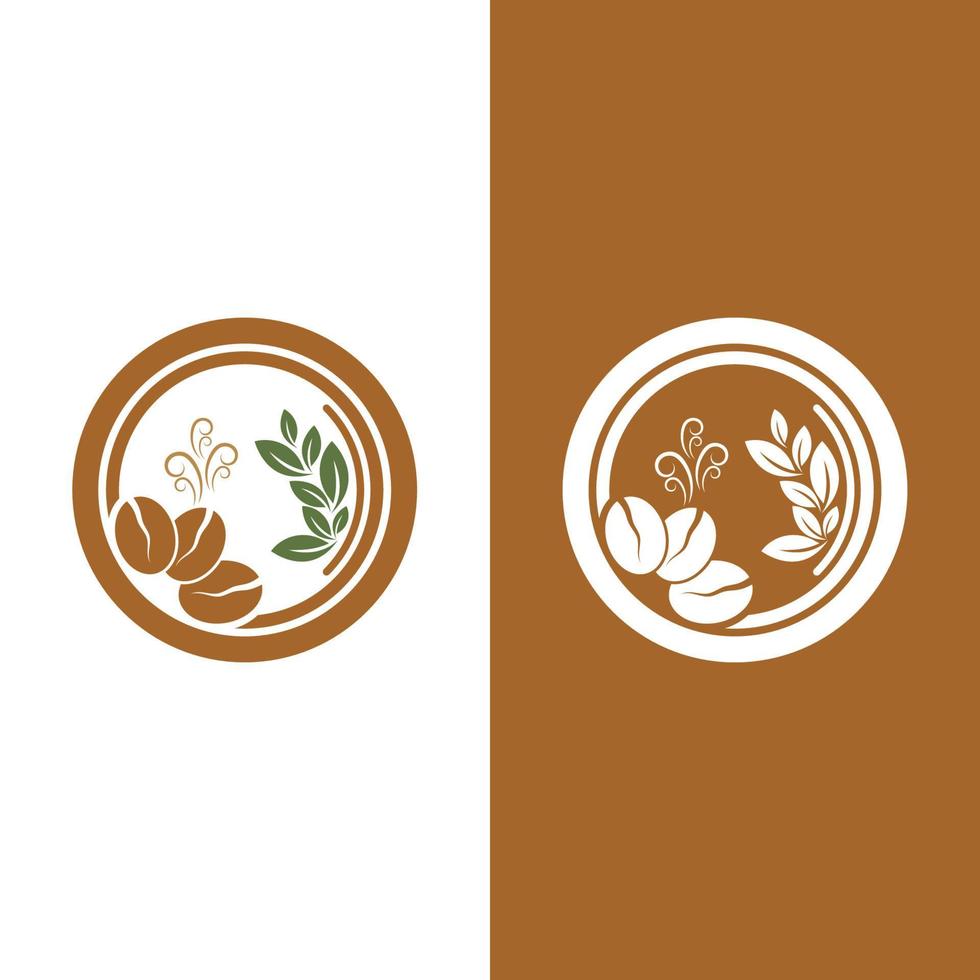 coffee bean icon vector