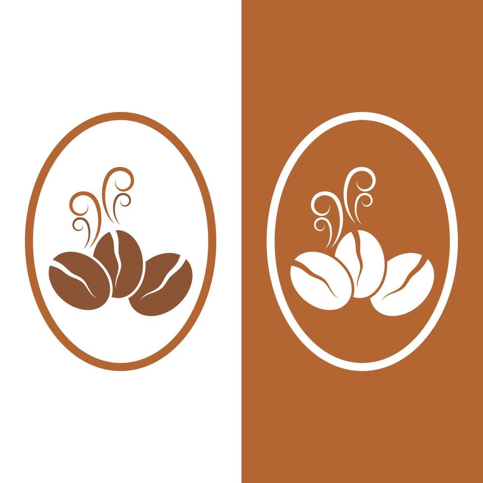 coffee bean icon vector