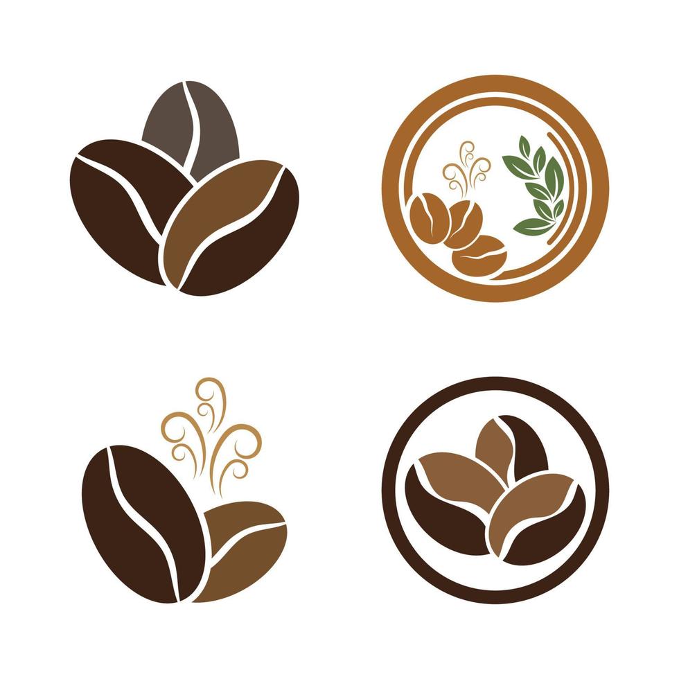 vector de icono de grano de café