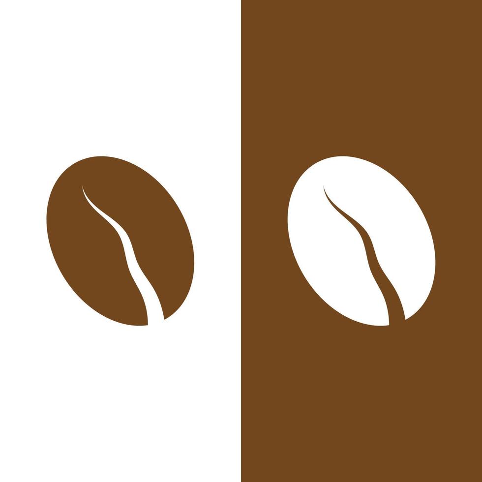 coffee bean icon vector