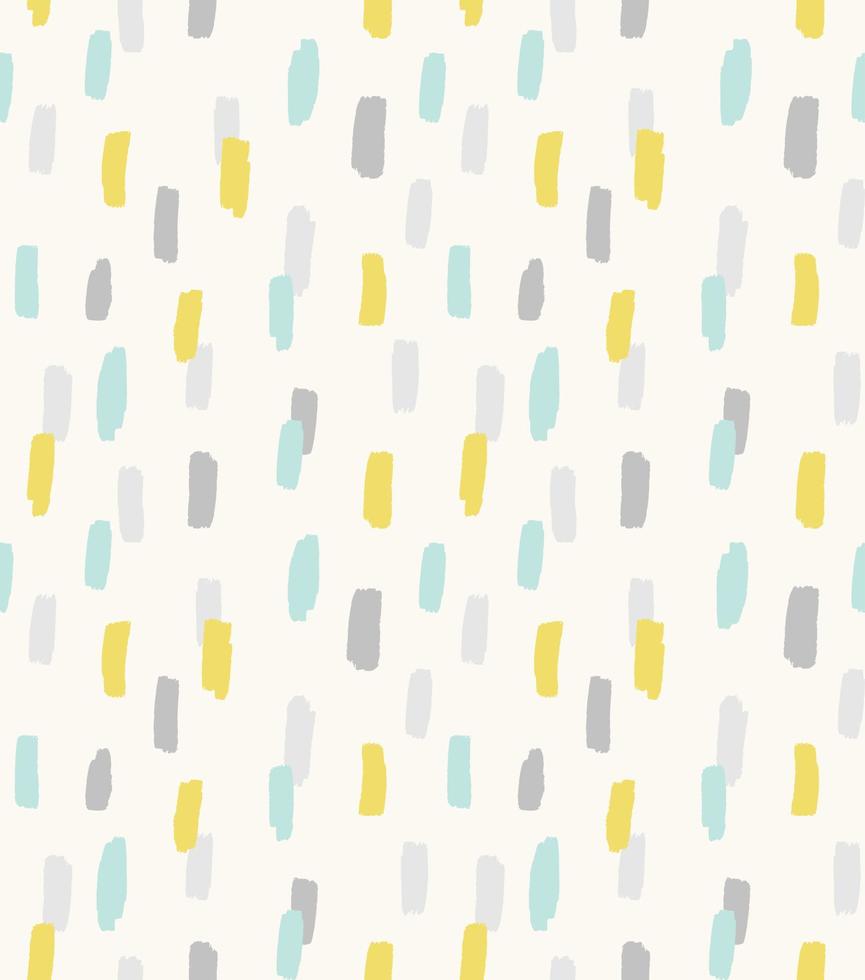 Vector pattern with brush strokes. Abstract seamless background. Pastel colors.