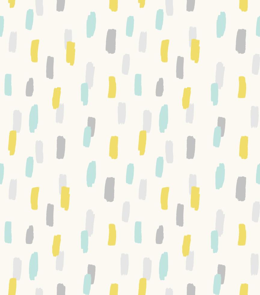 Vector pattern with brush strokes. Abstract seamless background. Pastel colors.