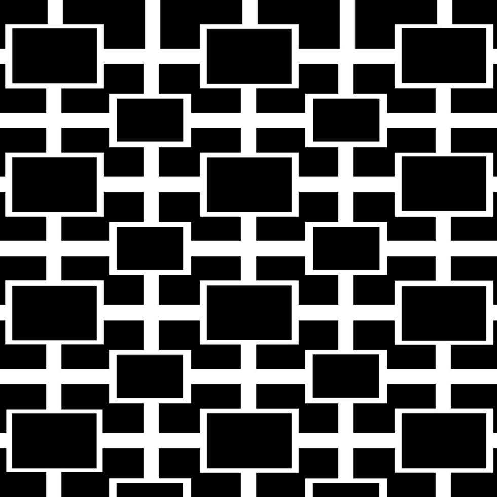 Black and white geometric pattern. Vector illustration