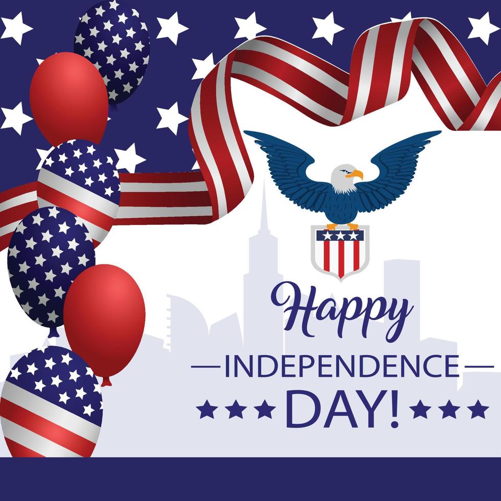 Happy Independence day vector