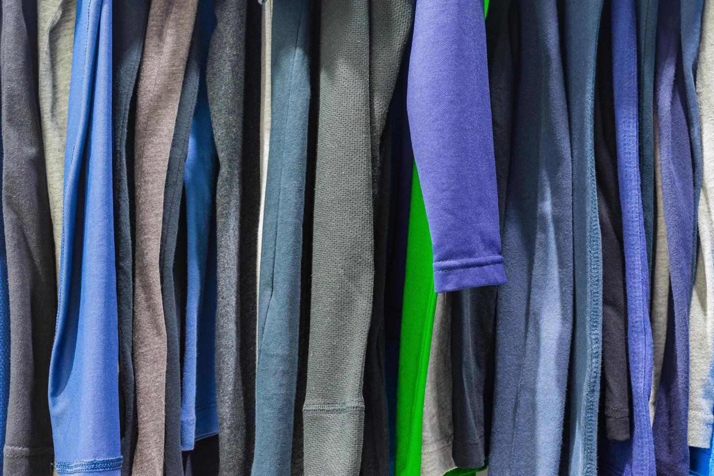 Clothing of various color photo