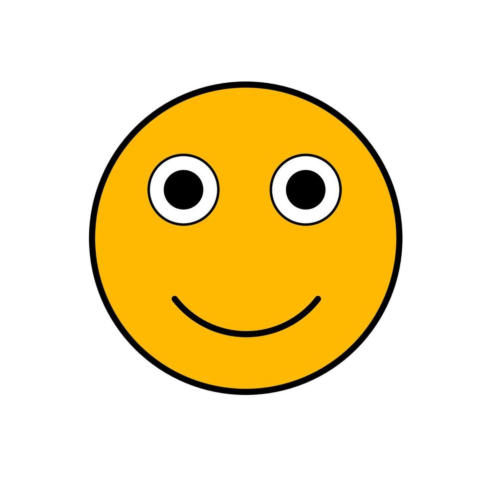 Emoji icon. Emoticon design vector