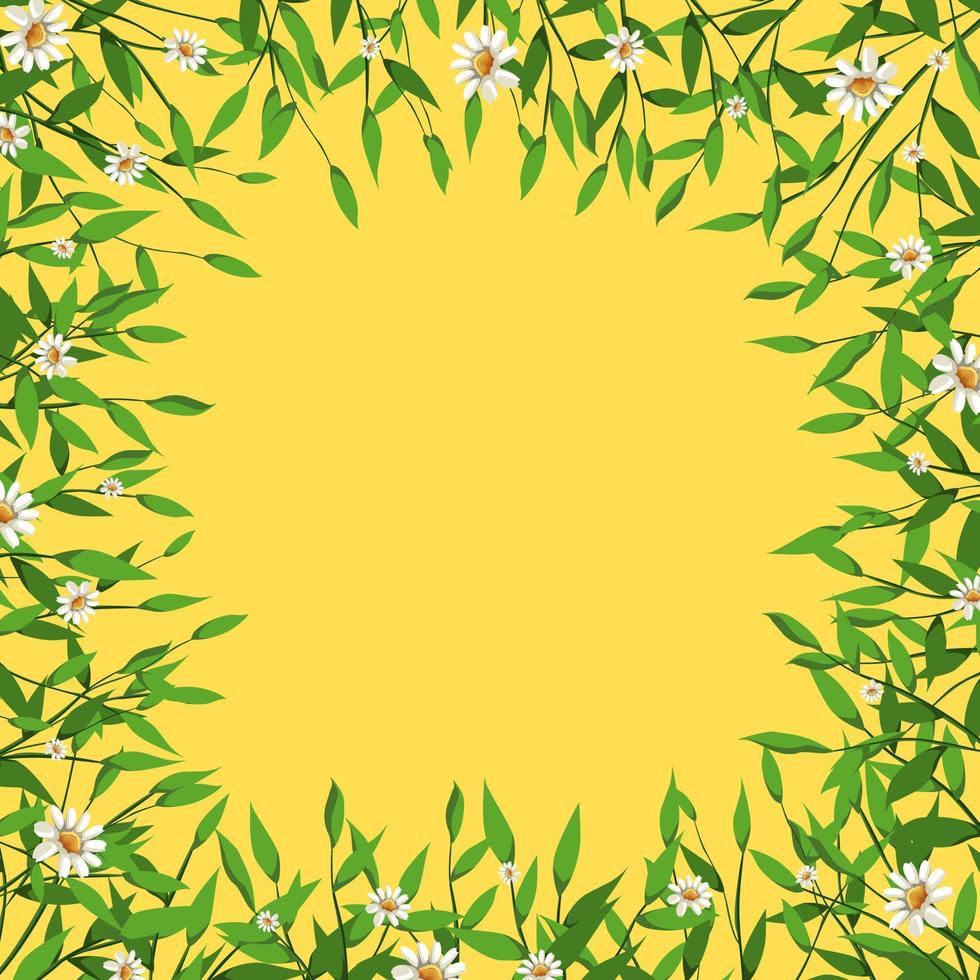 Illustration of wall and plant background vector