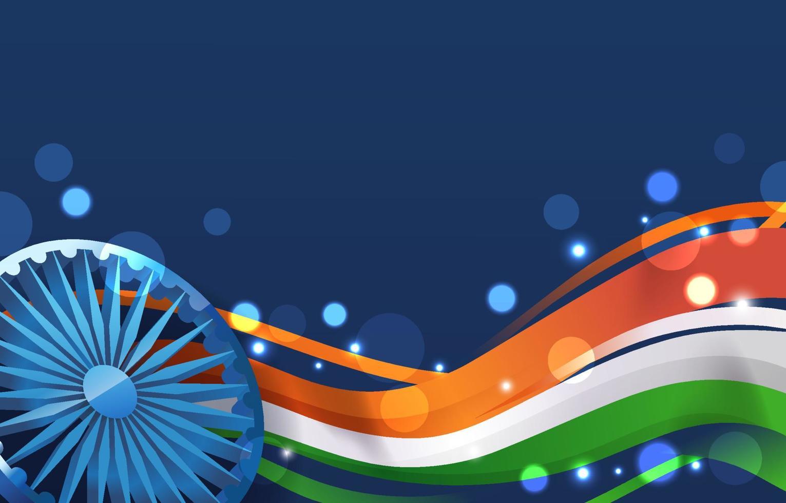 India Independence Day Background vector