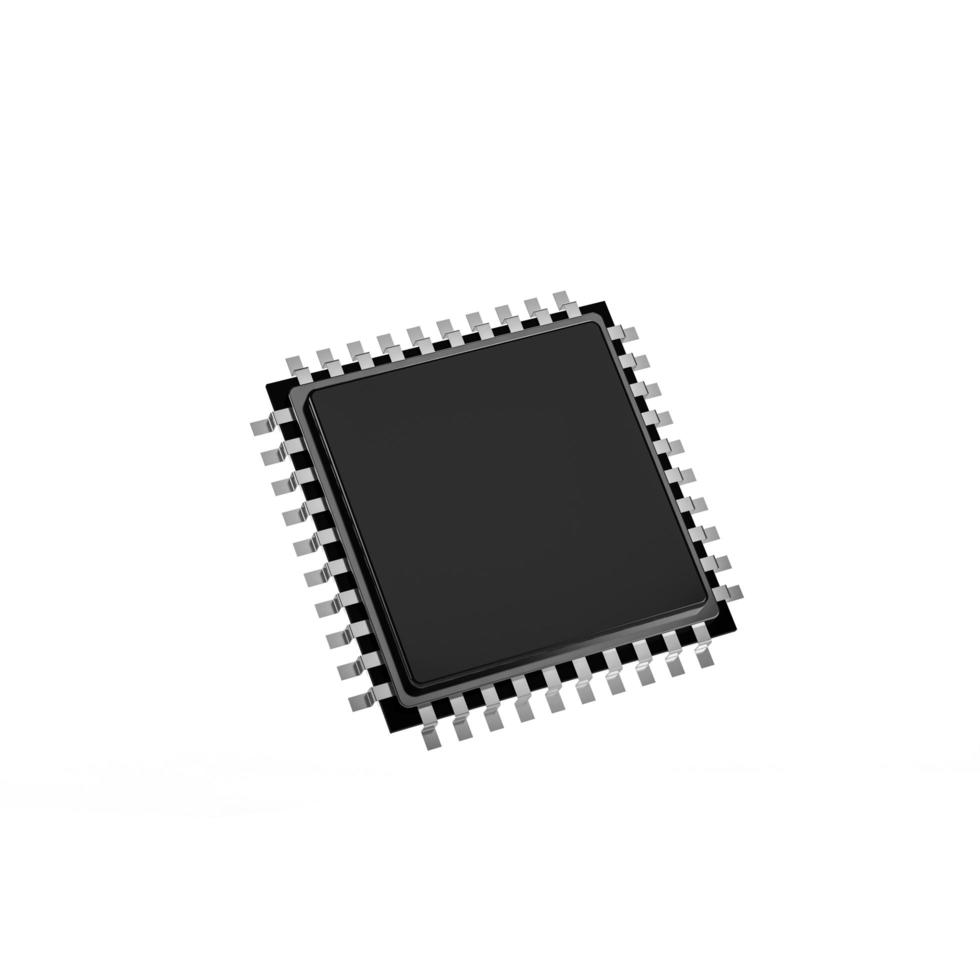 Processor chip illustration photo