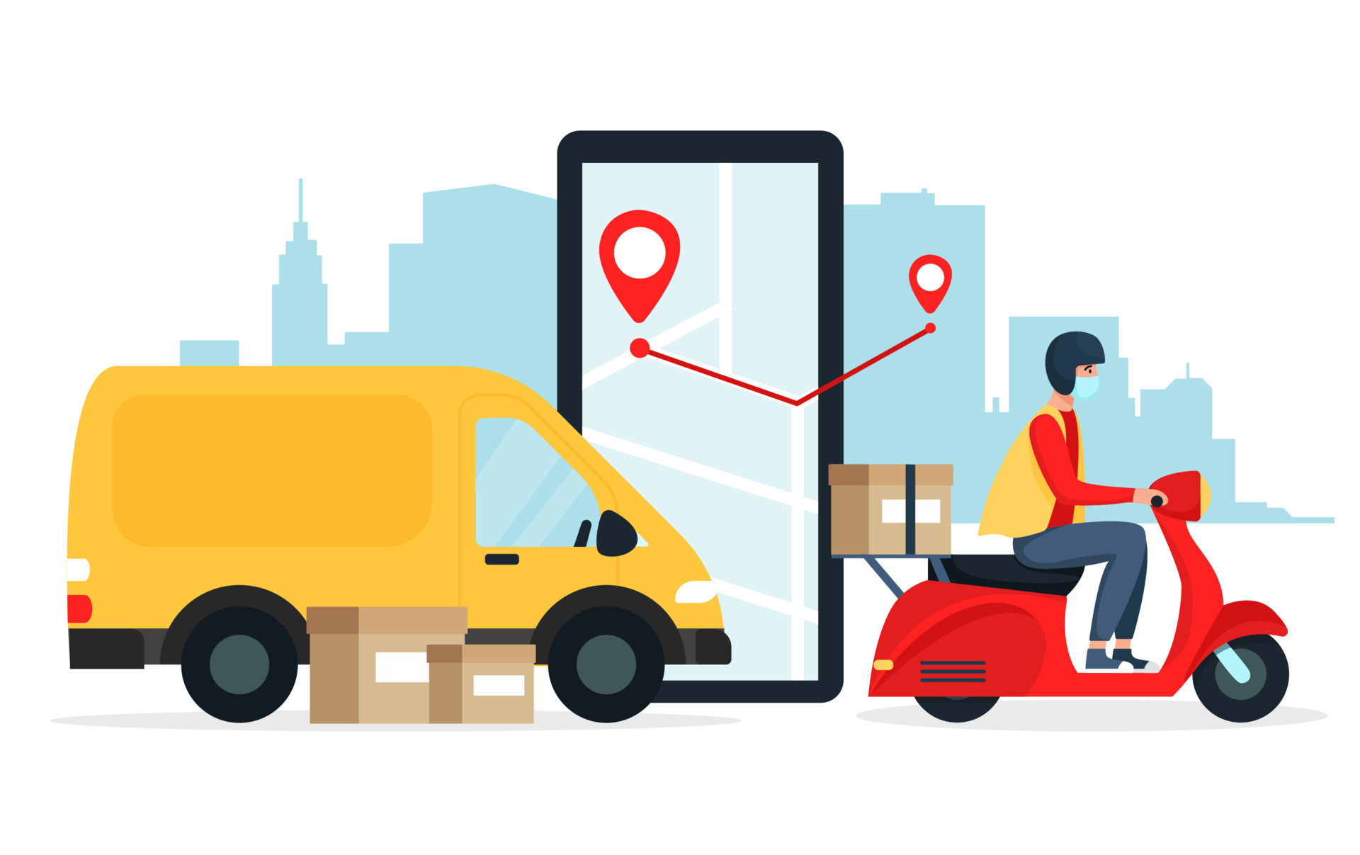 Доставить безопасно. Безопасность доставки. safe delivery.