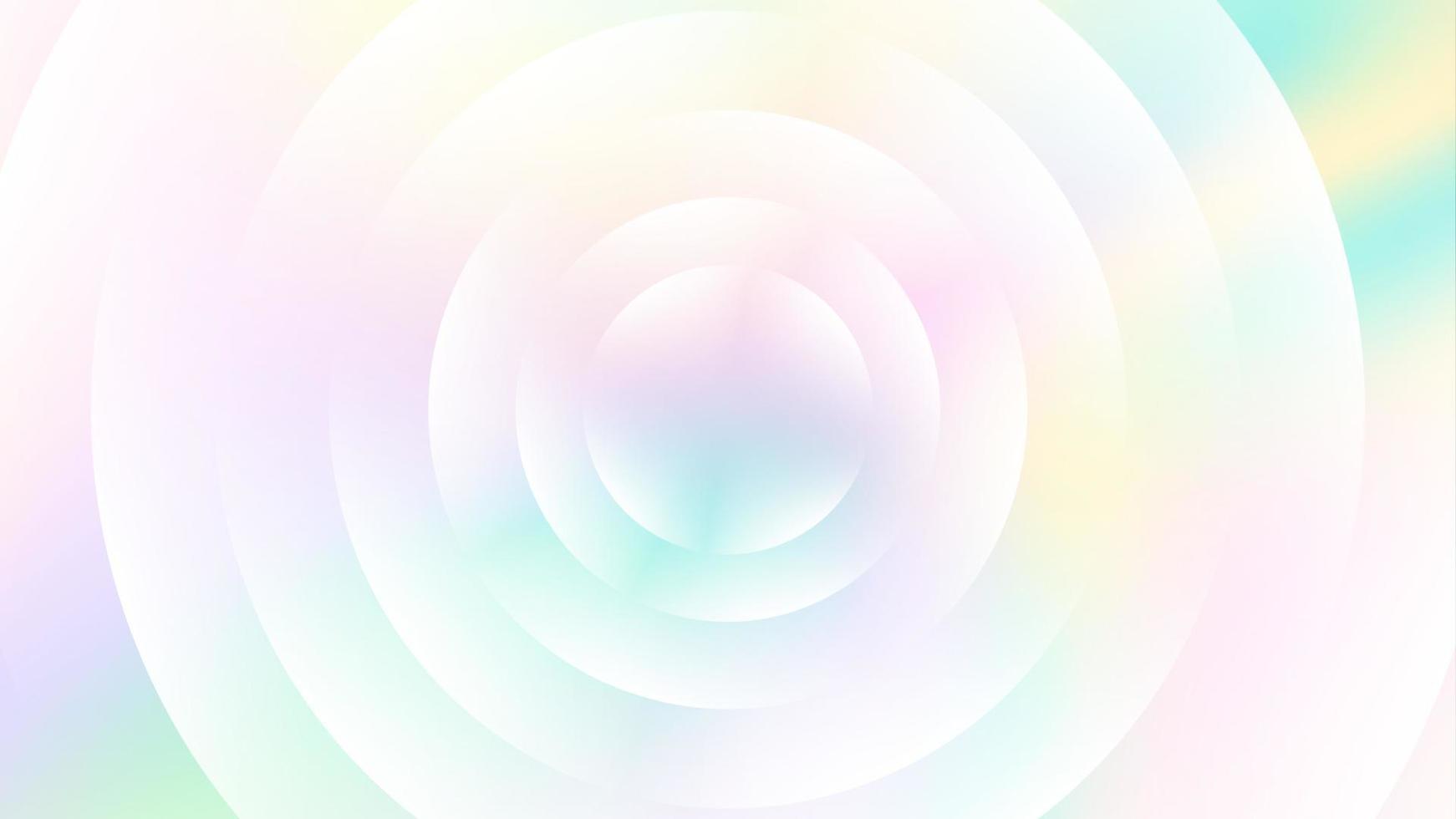 pastel background with geometry shape in glass effect vector