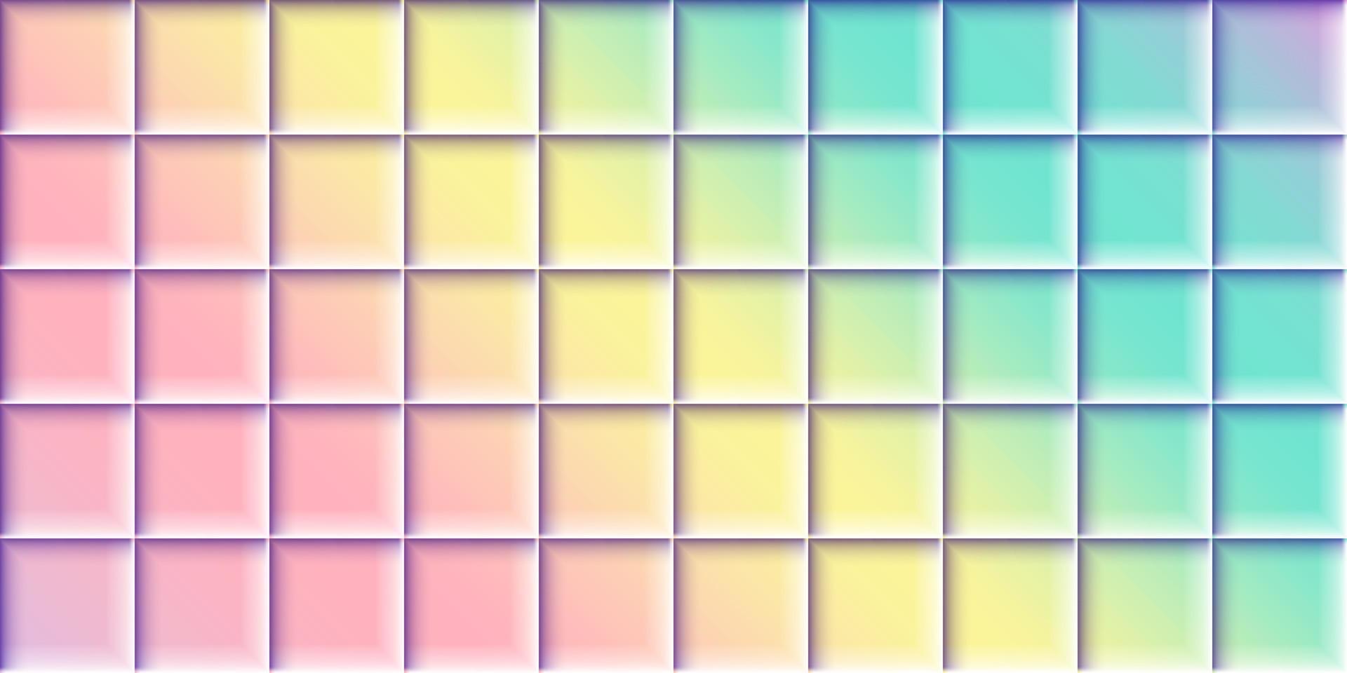 pop rectangle in color pastel background vector