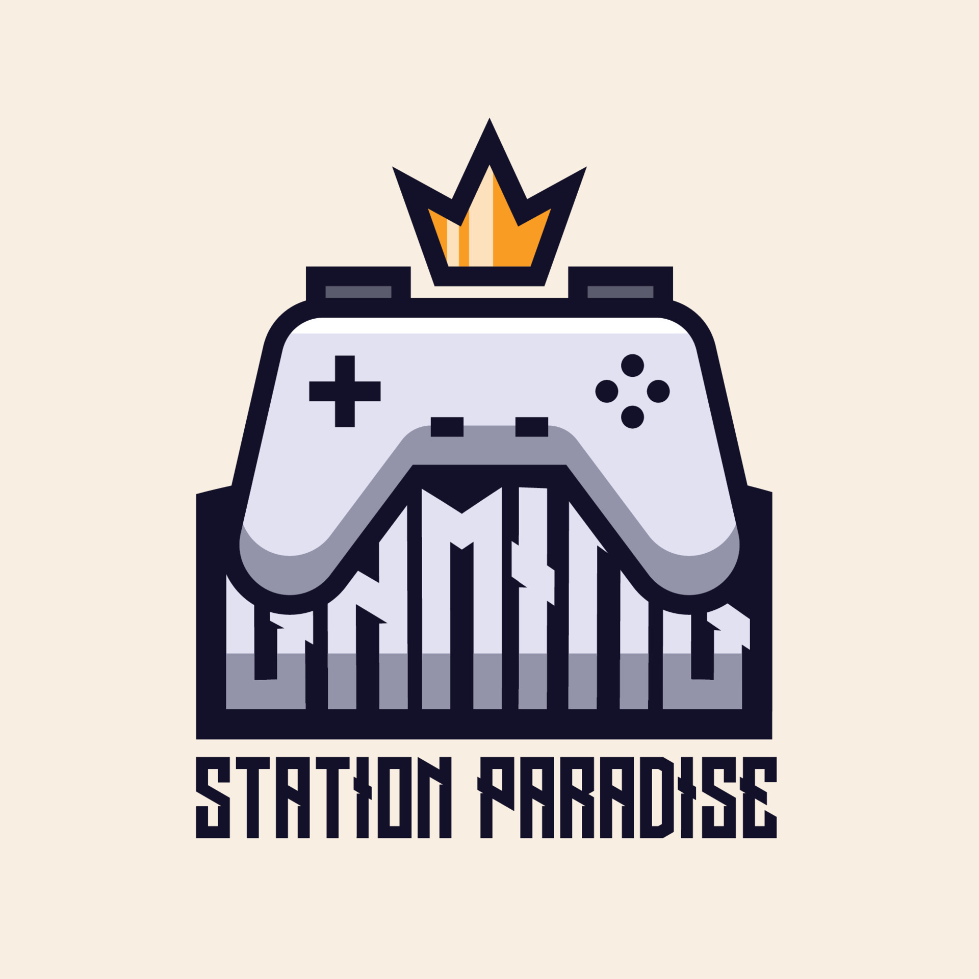 The Game Station Logo Design, The Game Station Logo Design