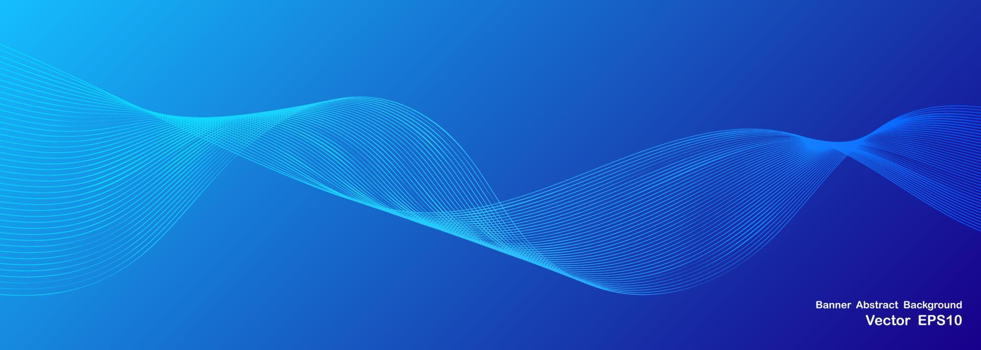 abstract line on blue background vector