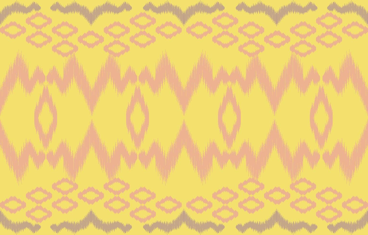 fabric ikat seamless pattern geometric ethnic traditional embroidery style.Design for background,carpet,mat,sarong,clothing,Vector illustration. vector