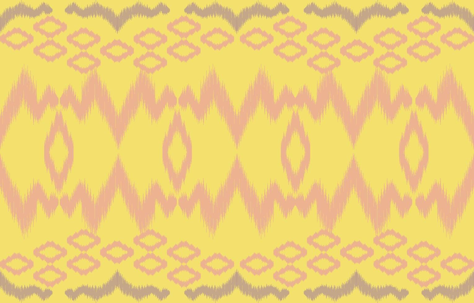 fabric ikat seamless pattern geometric ethnic traditional embroidery style.Design for background,carpet,mat,sarong,clothing,Vector illustration. vector