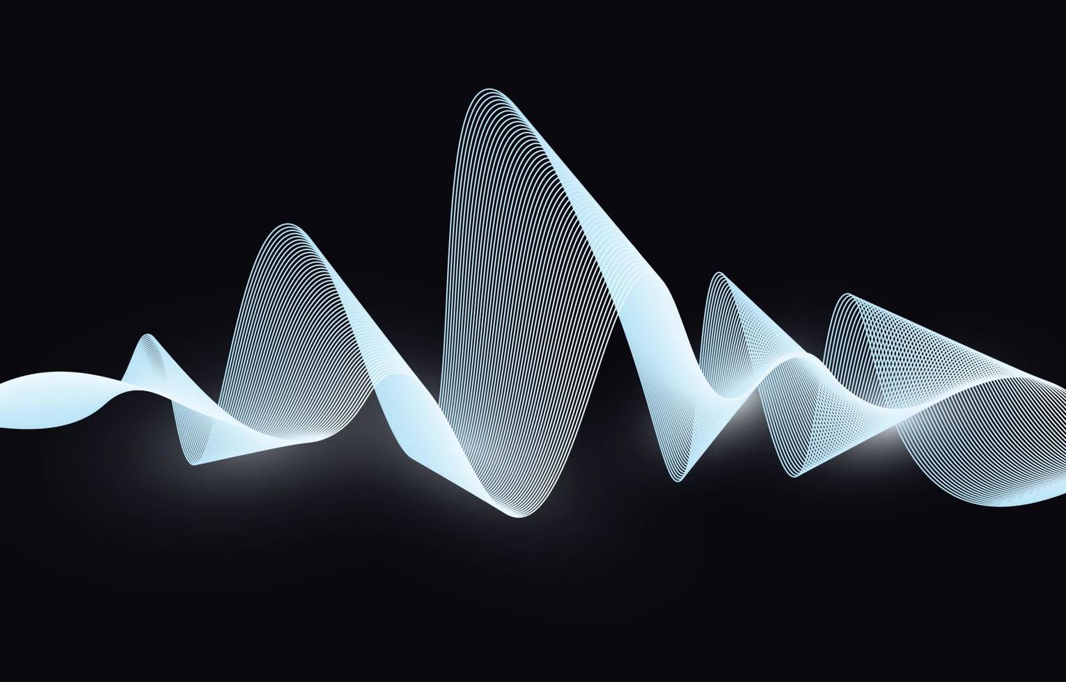 Abstract background, line wave element, sound spectrum equalizer wallpaper, vector futuristic particle technology illustration.